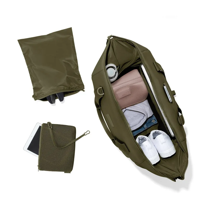 Unisex Factory Customized Perforated Neoprene Duffel Bag Waterproof Beach Sports Bag for Gym Outings