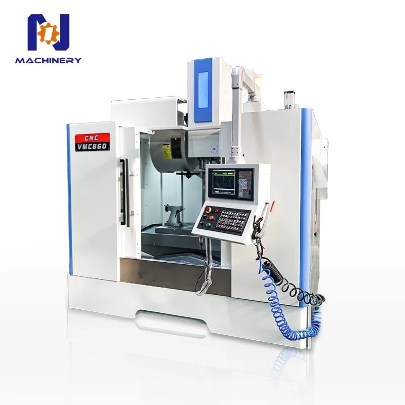 Taiwan spindle Fanuc system 4-axis milling vertical machining center VMC860