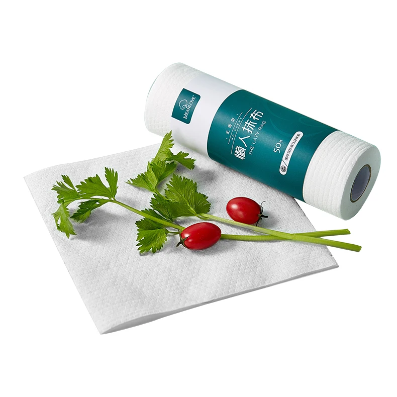 Wipe Paper Roll Meanlove Lazy Rag Oil Absorption Kitchen Paper