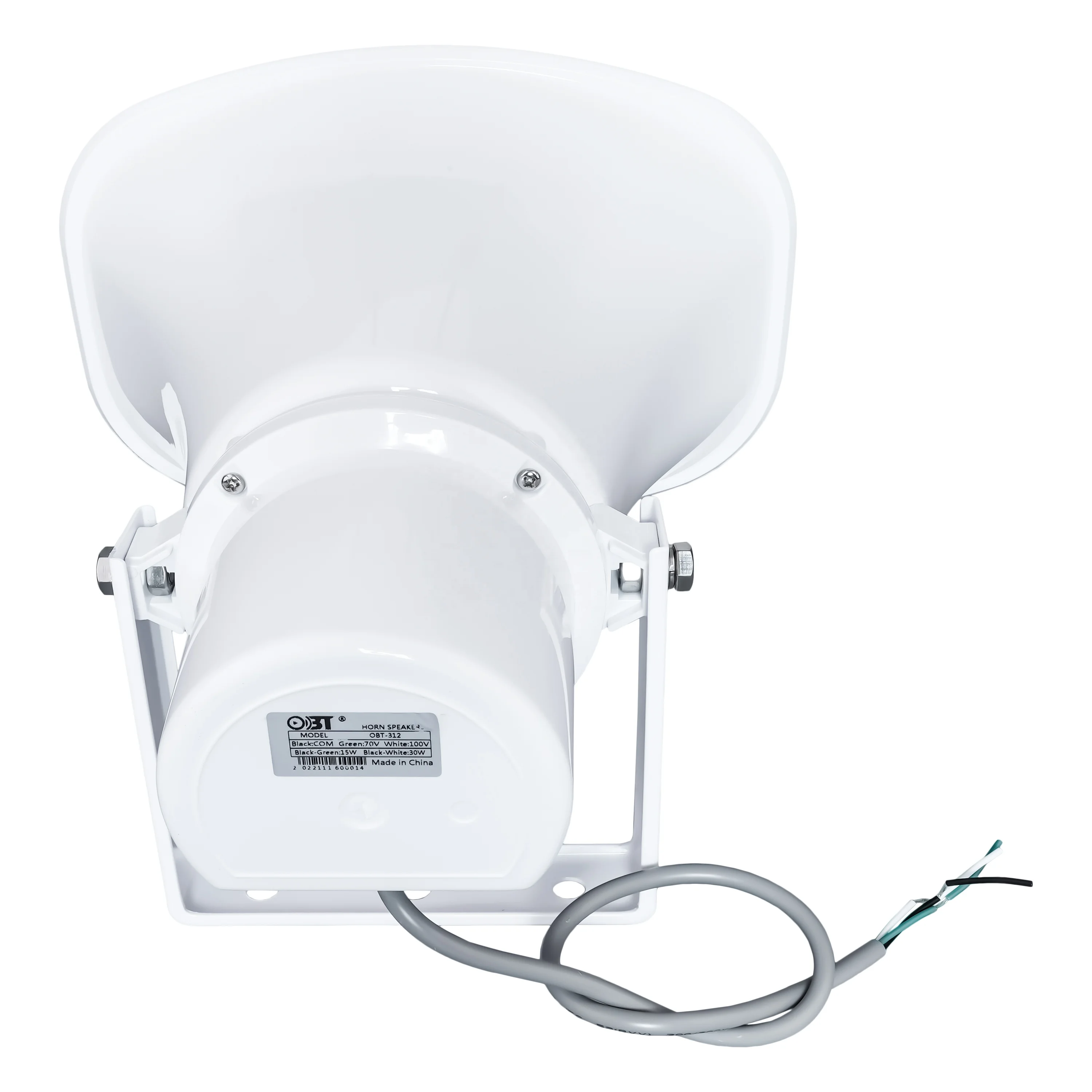 Pa System 15w Passive Waterproof Horn Loudspeaker