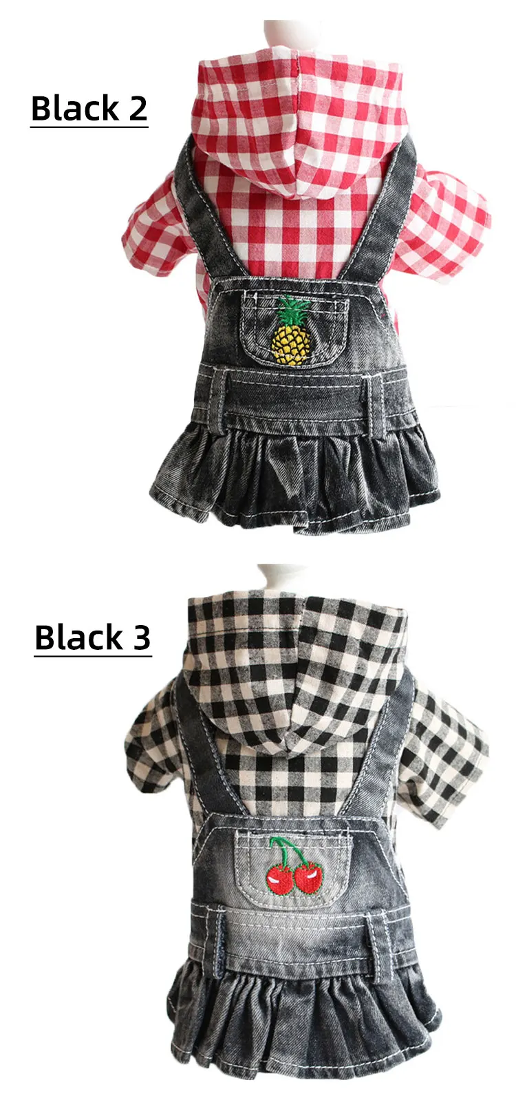 Luxury Clothes Casual Cowboy Rompers Pants Jeans Pet Dog Vests Dress