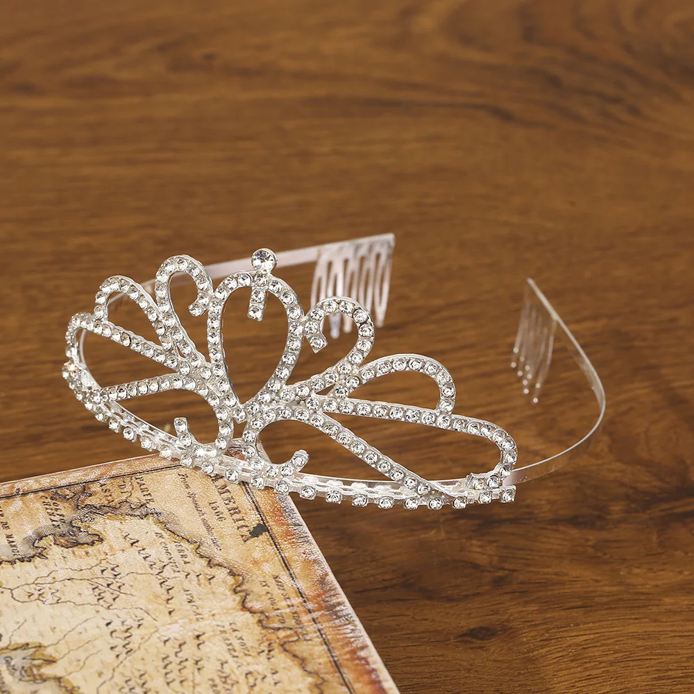 bridal crown head wear princess alloy hair accessories party birthday wedding crown