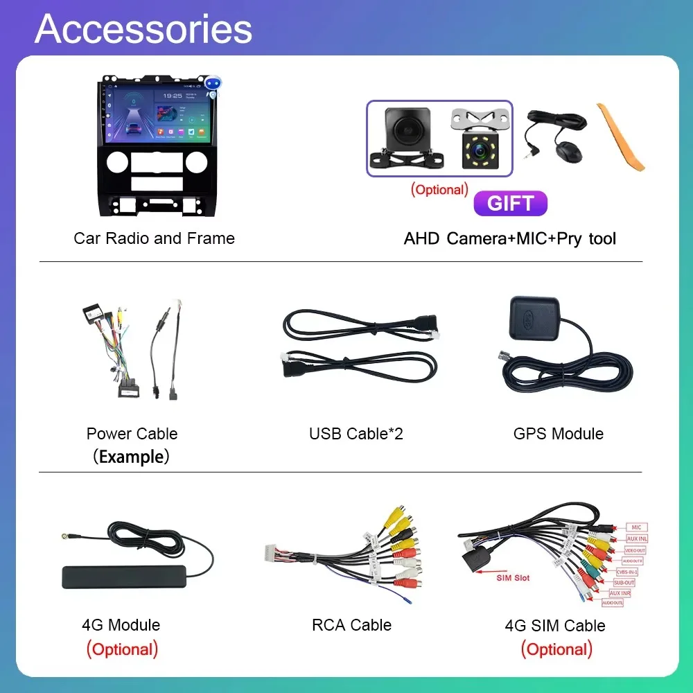 10 0 на Android автомагнитола 8 г 128 видеоплеер для Ford Escape 2007-2012 Navi GPS Serero CarPlay DSP 2din