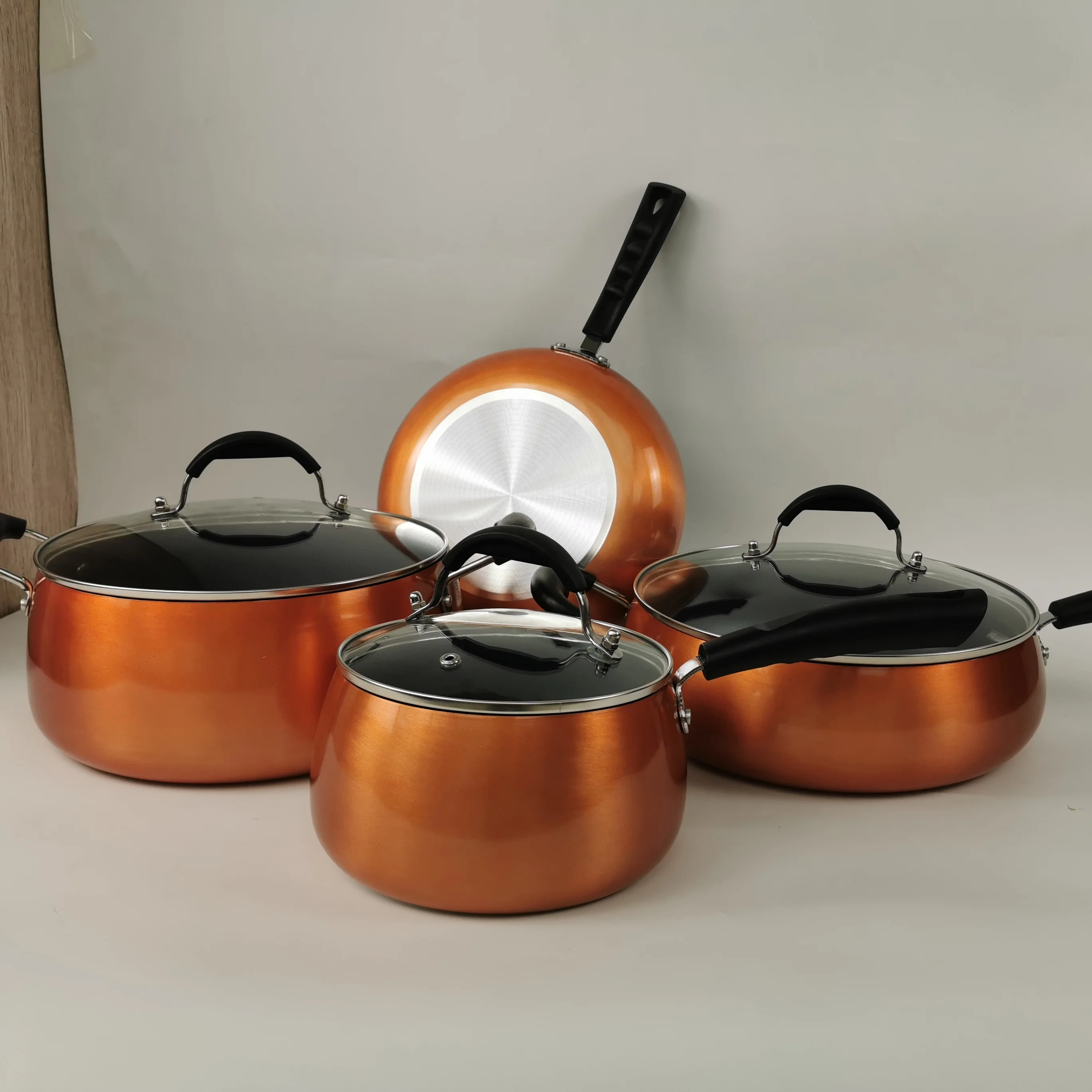 as seen on TV press  non-stick cookware  induction bottom 3.0mm thickness