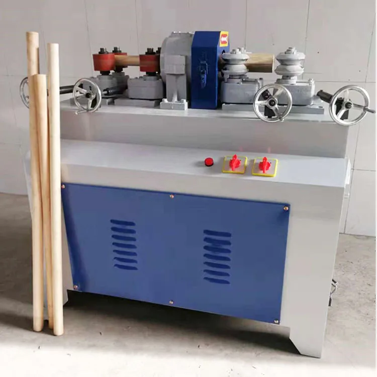 China Manufacturers Wood Broom Stick Making Machine Making Wooden Stick Broom Handle Shove Stick