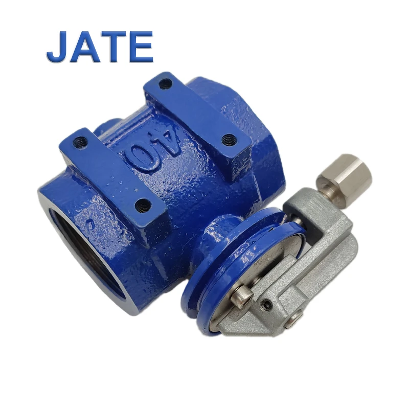 JATE BVM40 Cheap Sanitary Manual Globe Industrial Butterfly Valve Stainless Steel OEM Air General Internal Thread DN 50 8kg