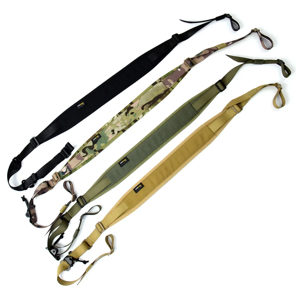 Hot Selling Outdoor Hunting Accessories Grey Cordura Soft Webbed Quick Adjusted Length Tactical Lanyard Sling