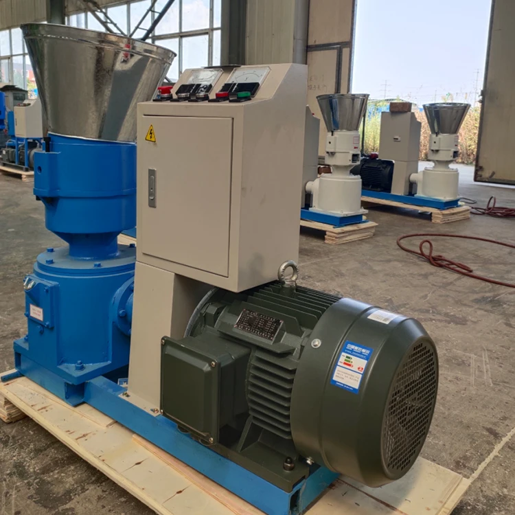 flat die live stock poultrya animal rabbit cattle rabbit bird feed machine pellet maker mill manufacturing plant production line