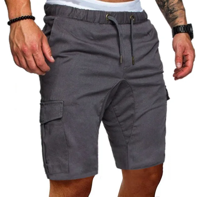 OEM Custom Zipper Pocket Twill Cotton Short Cargo Pants Casual Mens Khaki Stacked Chino Cargo Shorts For Men