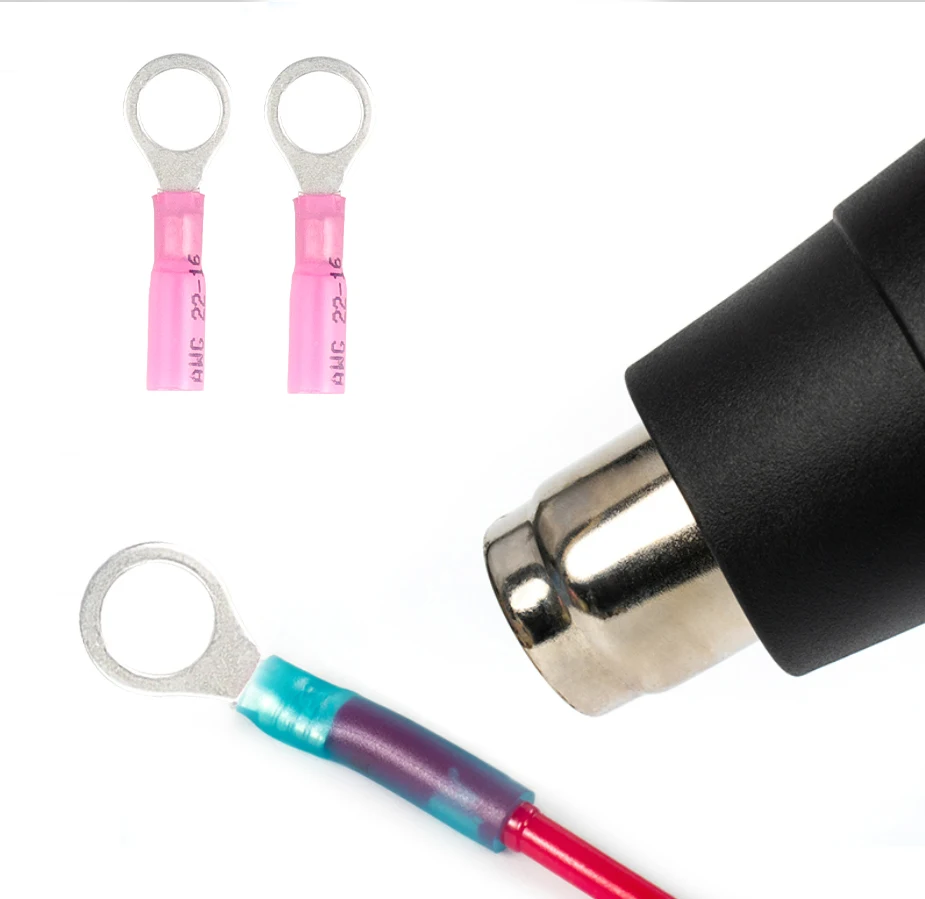 Marine grade Heat shrink butt connector 250 Pcs waterproof IP67 heat shrink butt connector kit Insulated electrical marine