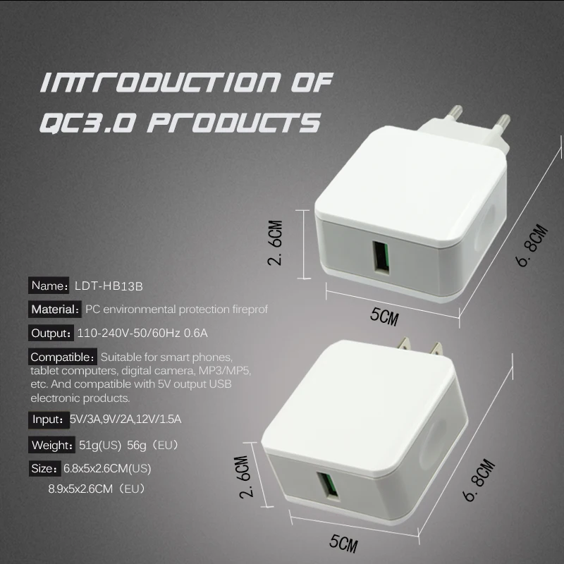 
Arrivals Mobile Phone AC DC Adapter 5V 9V 12V QC 3.0 18 Watt Charger Hot Trend 2021 New X USB Electric 12V 1.5A PC Single 9V 2A 