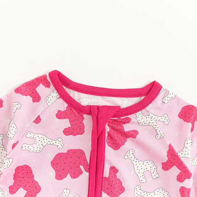 MIOZING Bamboo Baby Romper Organic Cotton Baby Grow Romper With Digital Printing Newborn Baby Onesie