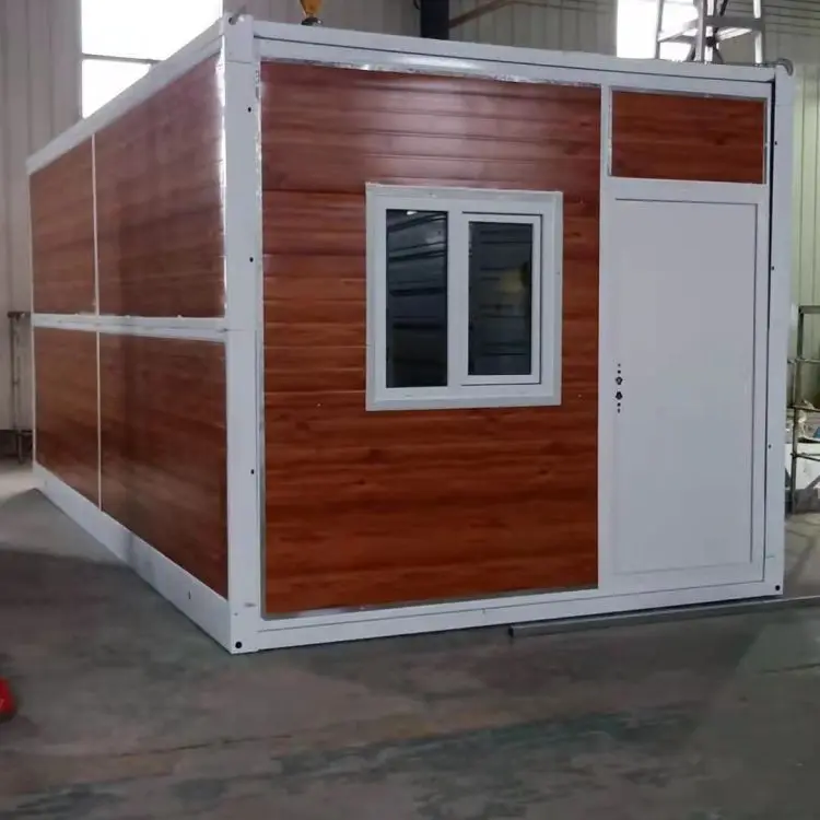 folding cheap container tiny prefab home garden house ready to ship to USA