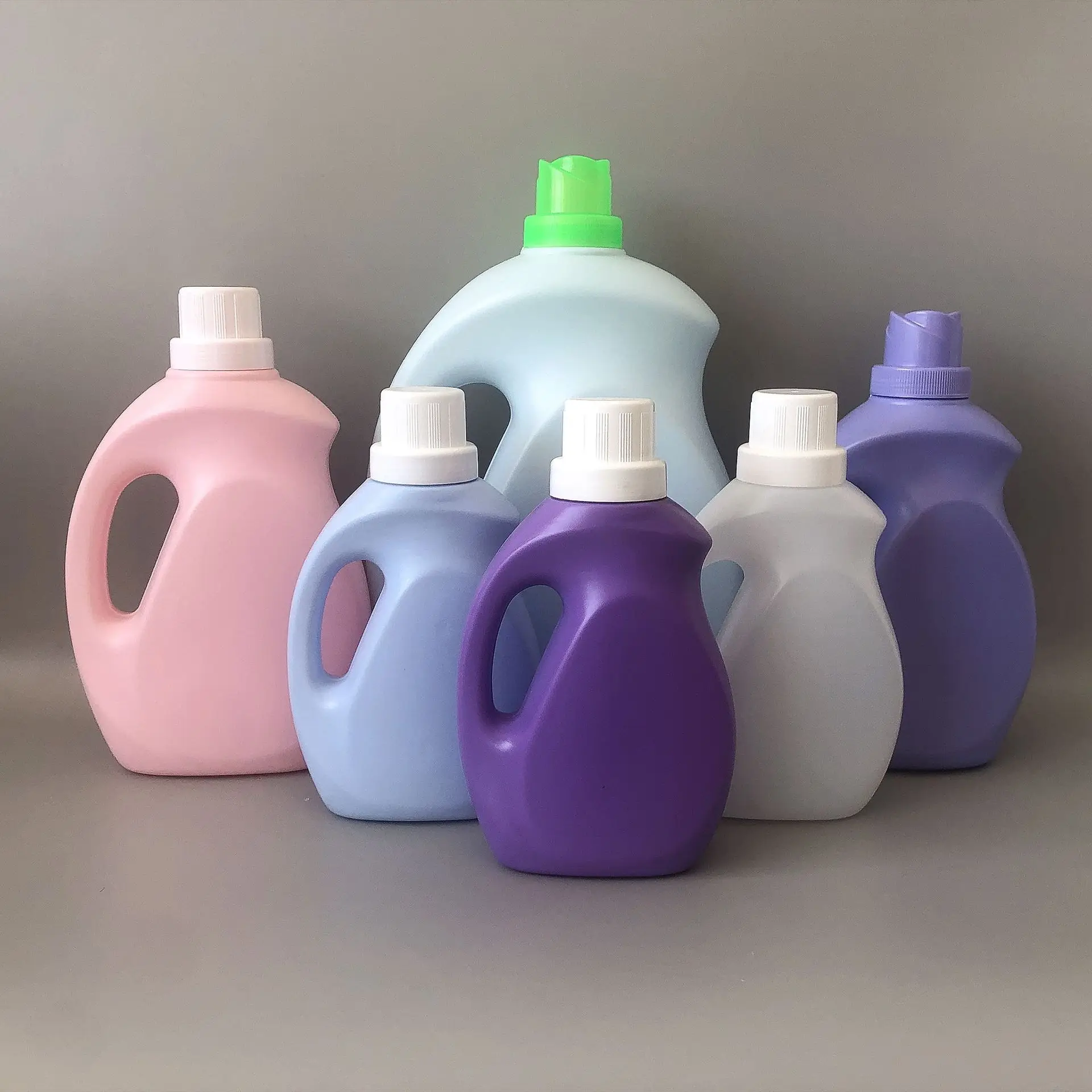 MAYSURE Customized Logo Color Plastic HDPE 1L 2L 3L 4L 5L Large Liquid Detergent Bottle Fabric Softener Washing Packaging Bottle
