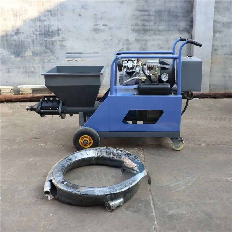 High Efficiency Mortar Plastering Spraying Spray Machine Paint Spray Concrete Plaster Machine Cement Sprayer Machine