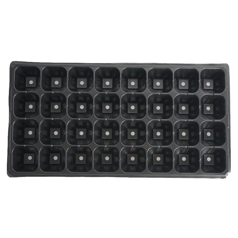 32 Holes Factory Direct Produced High Quality Plastic Nursery Seedling Trays PET Seedling Trays Used Many Times
