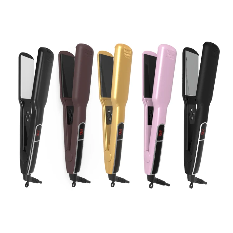Custom Salon Ceramic Hair Straightener Manufacture Titanium Flat Iron 450 Degrees Hair Straightener