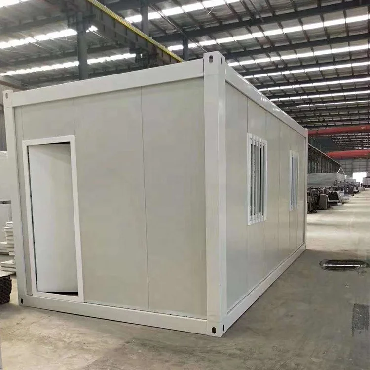 China simple cheap flat pack sandwich panel container house prefab house