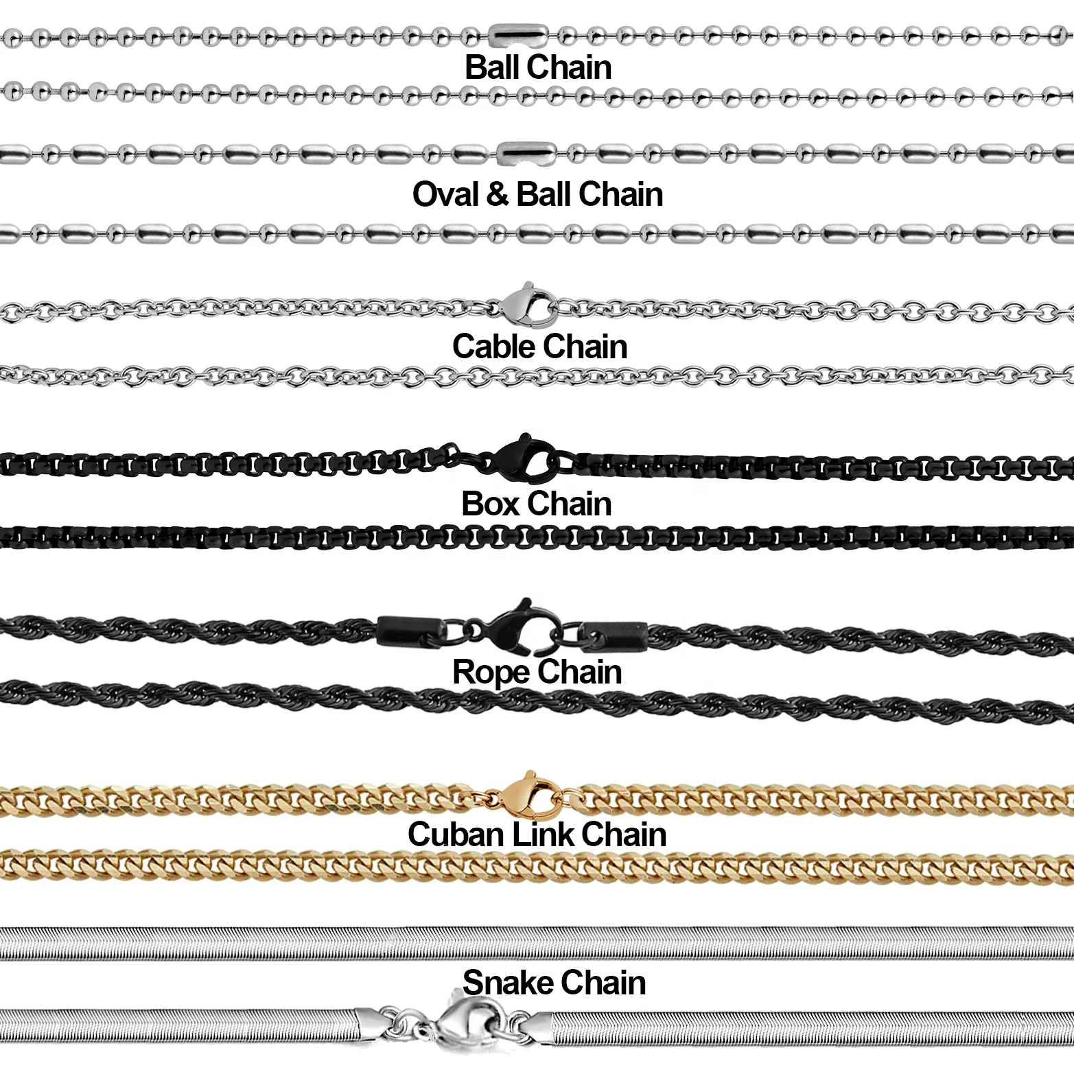 Custom 24k Gold Plated Stainless Steel Cuban Link Chain Necklace for Men Wholesale for Engagement Wedding Anniversary Gift