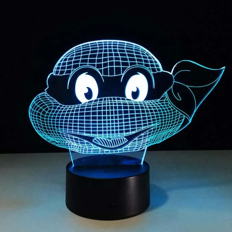 Marvel Heroes Building Animals Vision 3D Night Light,10 Super Bright Led Light Lamps,3D Night Light Baby 16 LED Colors Remote