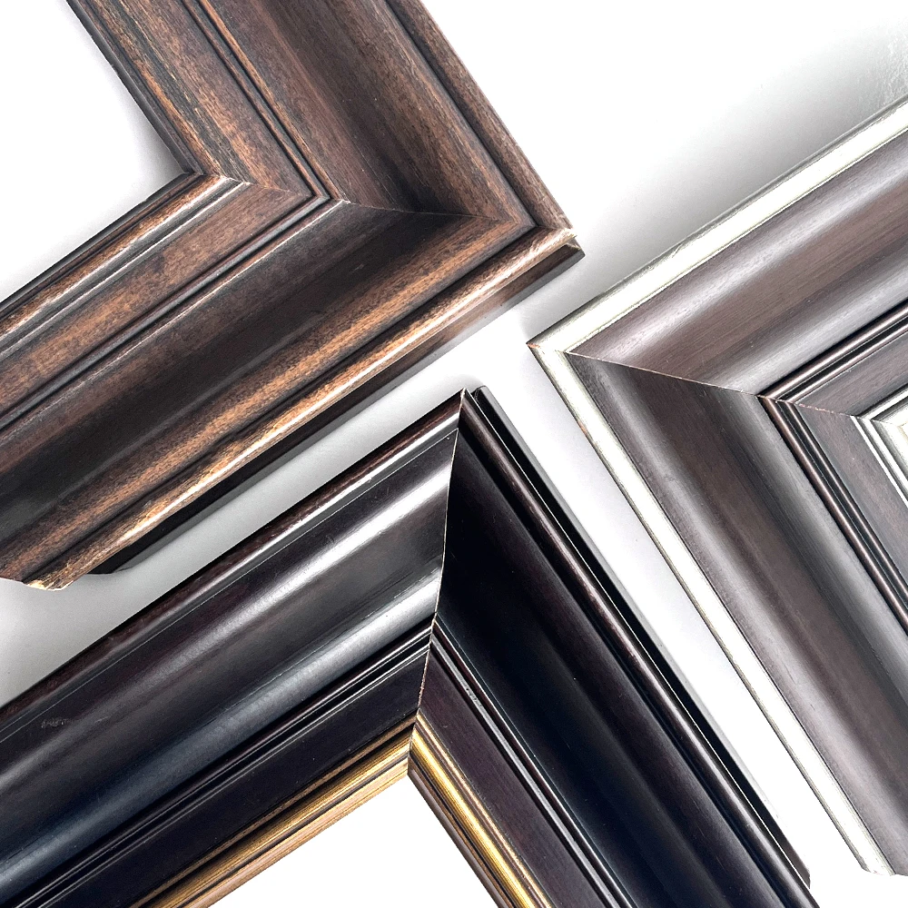 Wholesale Custom Pine Wood Oil Painting Frame Wall Picture Frame Moulding for Kids Children Photo