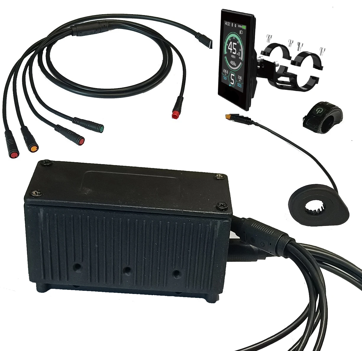 52V 750W Ebike electric bicycle dual drive controller HMI waterproof brush-less conversion kits