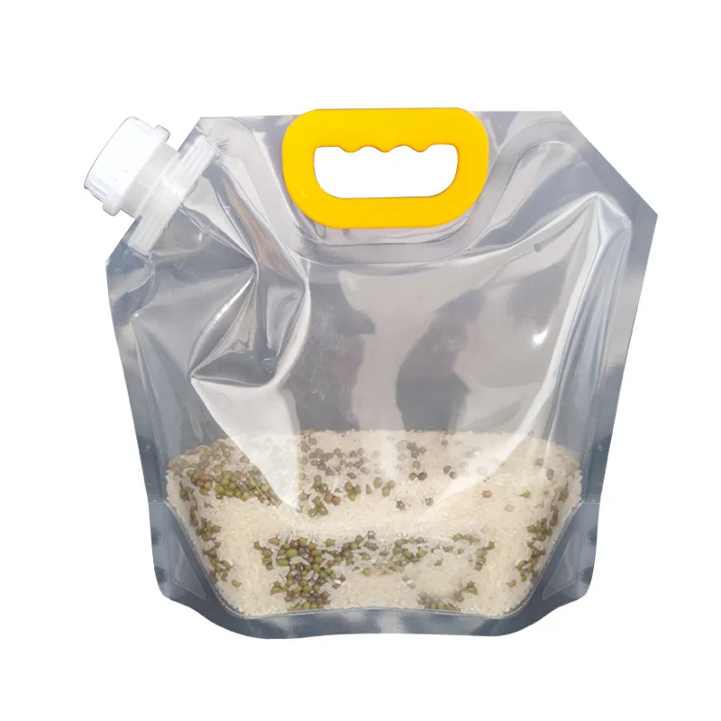 1 Gallon Beverage Liquid Bag 4L Foldable Plastic Bottle Bag