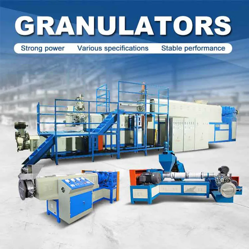 China Manufacturer Recycling Heavy Duty Waste Pe Pp Plastic Granules Single Screw Twin-Unit Granule Pelletizing Machine