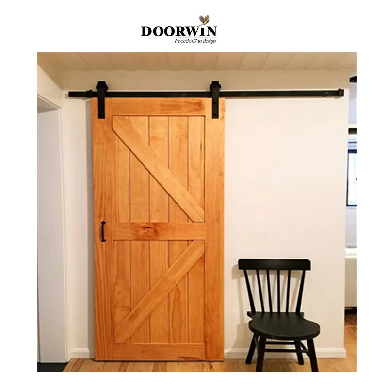 Heavy duty China top supplier modern interior sliding barn doors for house