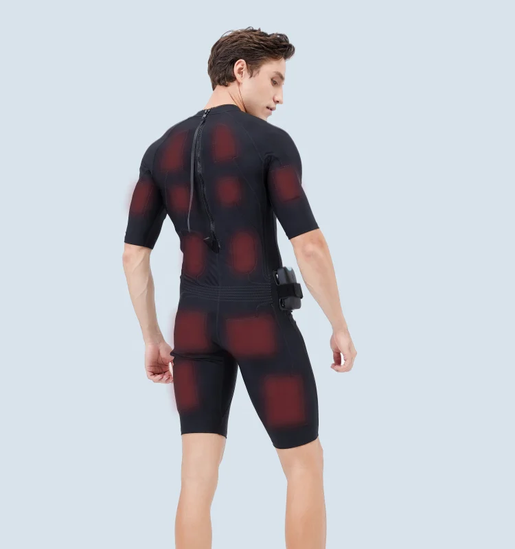 Flexible Dry eeg electrodes ems training garment whole body ems fitness suit