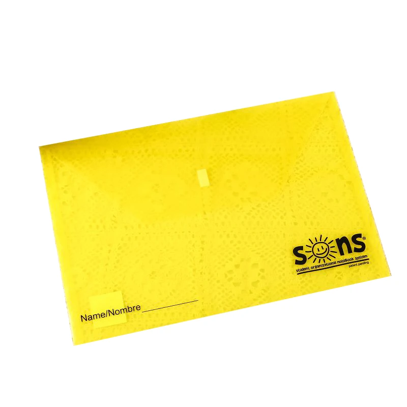 Clear file folder pp plastic waterproof file folder office A4 envelope document bag