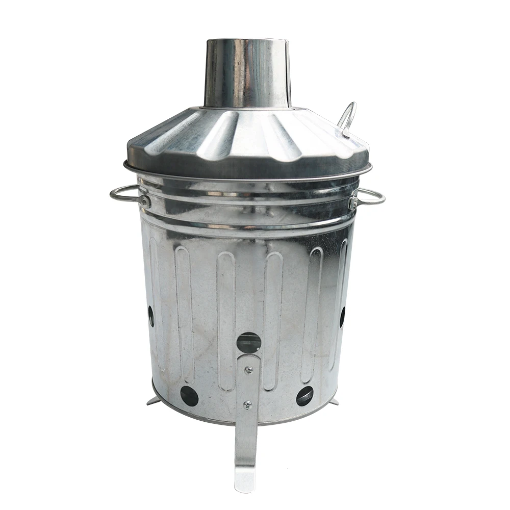 14L Wholesale High Quality Mini Garden Incinerator Silver Color  Incinerator Garden Incinerator Ash