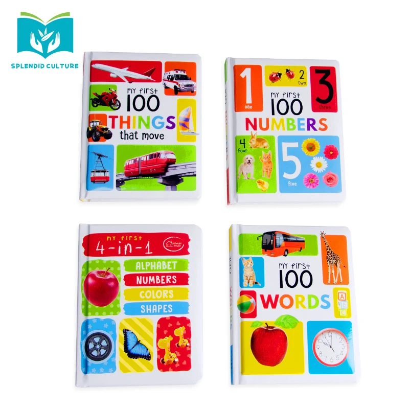 Splendid culture books in english custom planner printing uv color cheap board book printing