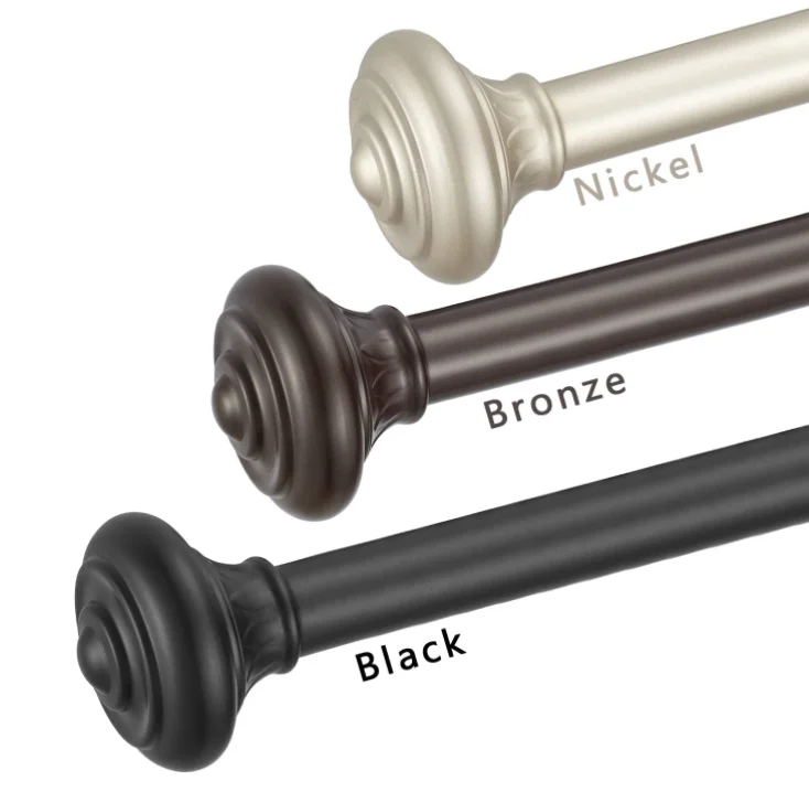 Smart Home 16mm 19mm 22mm 25mm 28mm 32mm poles rings brackets transparent curtain rod