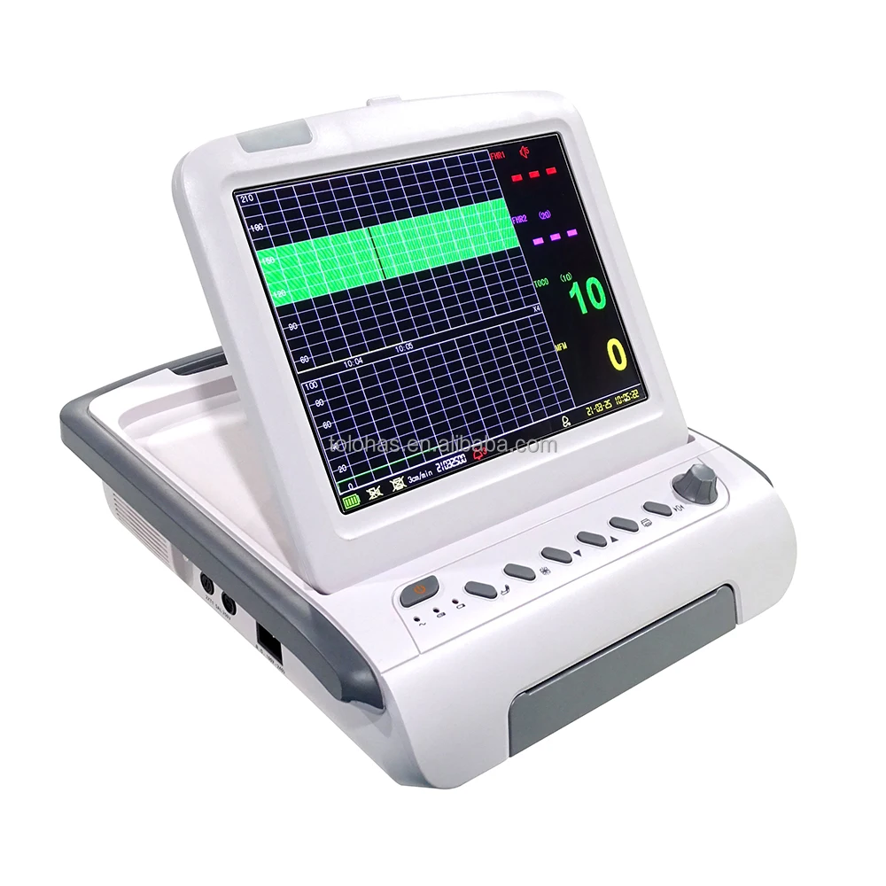 LHC9000A 12.1 inch Maternal Fetal Heart CTG Fetal Monitor for Single Cardiotocograph Machine