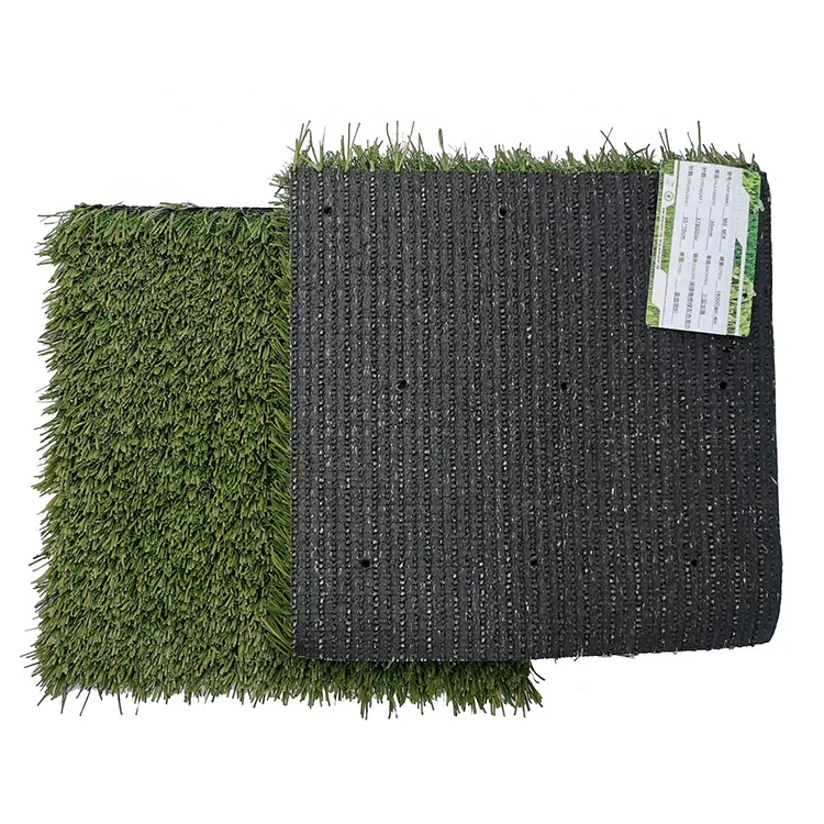 High uv stability outdoor non infill artifical grass popular 4g bicolor high density mini football artificial grass