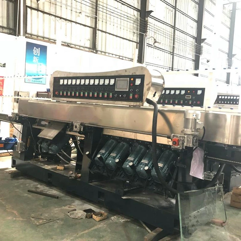 CE 45 angle 11 spindles glass edging polishing machine ADZM11325C-45