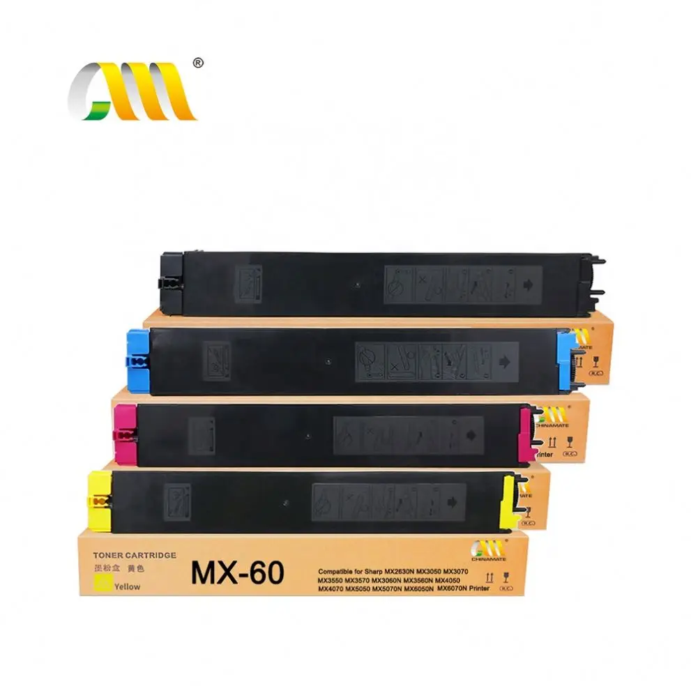Картухо для тонер-MX-60 совместимый с острыми MX-600NT MX-3050 3070 4050 5050 6050 6070 картридж тонером MX-60 картриджей