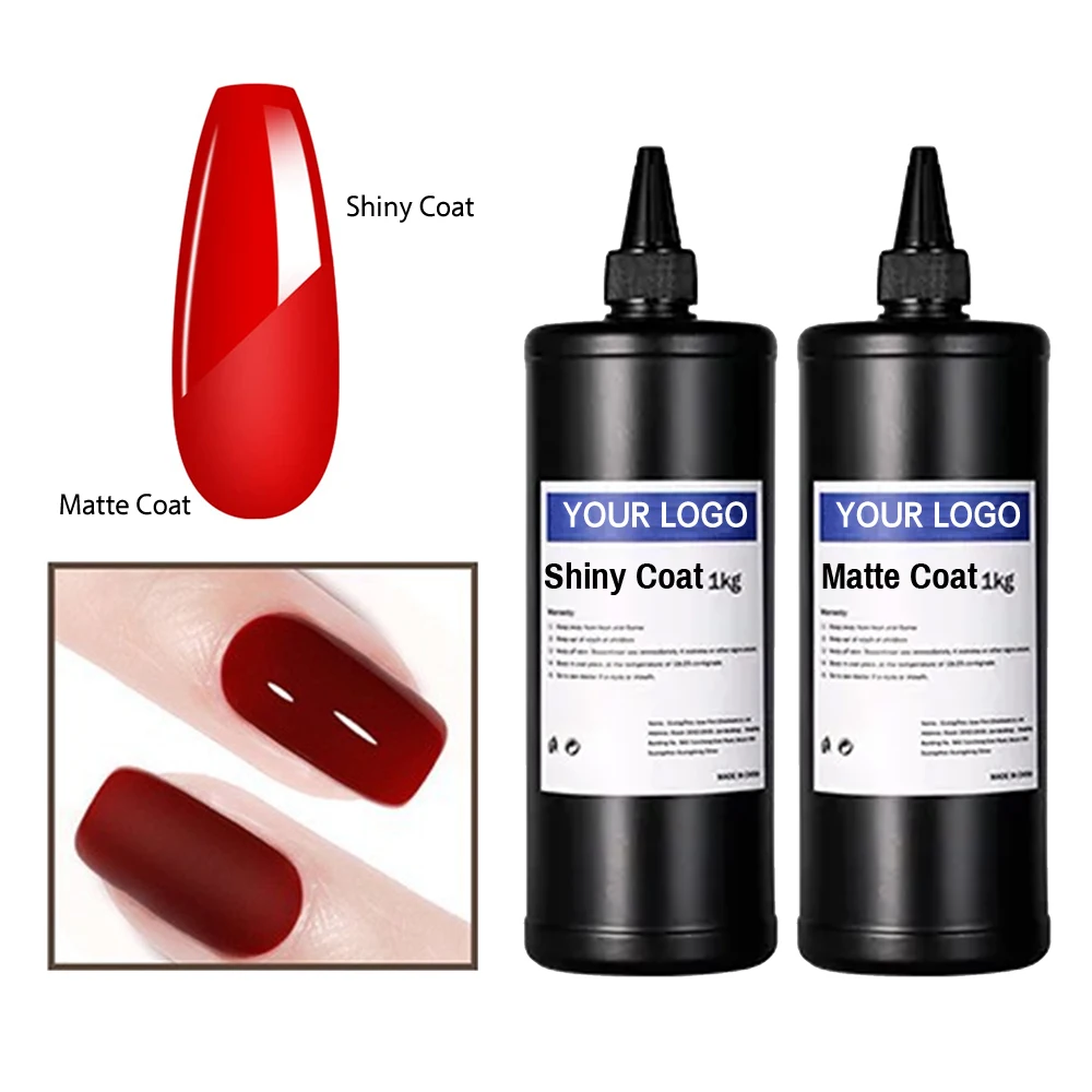 Shiny And Matte Top Coat Nail Polish Soak Off Gel Polish Top And Base Coat Matte Top Coat
