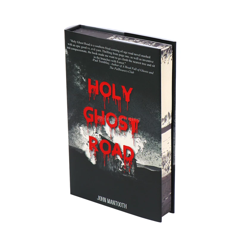 Self Publishing Hardcover With Section Sewn Custom Collect Book Print Service Sprayed Edges Novel Book Special Editions Book