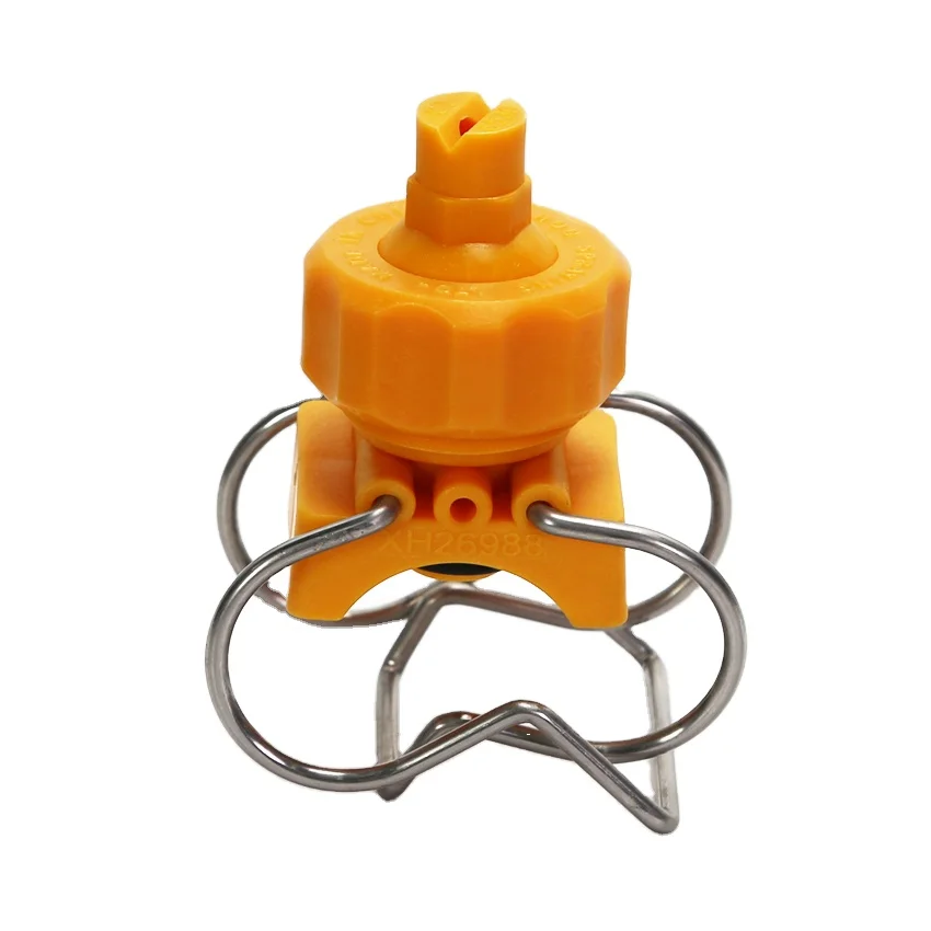Reinforced polypropylene pretreatment clip-eyelet nozzles,stainless steel clamp spray nozzles for coating
