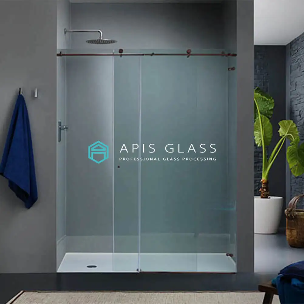 Apisglass Tempered 10mm Luxury Designs Bathrooms Shower Sliding Cabin Glass Doors