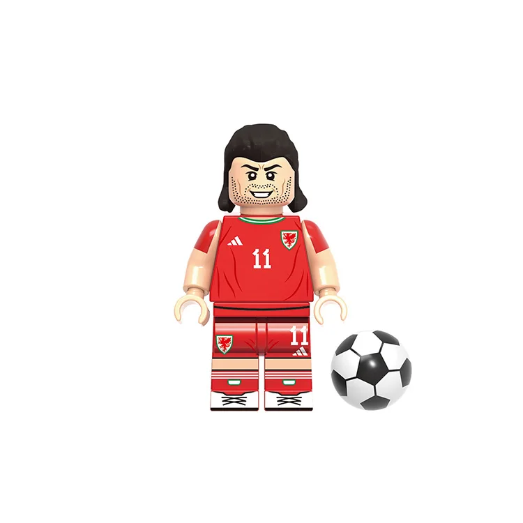 New Football Stars soccer Figure Block Mini Characters Mini Building Block Figure Collect Toy