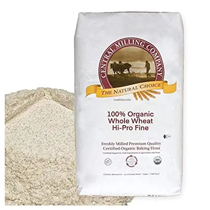 White Paper bread flour bag lined with foil for Bread packing