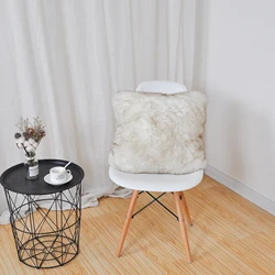 Luxury Faux Fur Throw Pillows Cushions Decoration Faux Fur Cushion Pillow Supplier Faux Fox Fur Cushion Cover