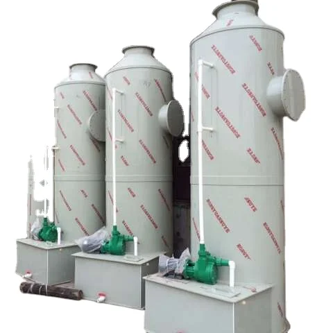 Высокоэффективный скруббер для кислотных Дымов Frp, промышленная башня для очистки распылением