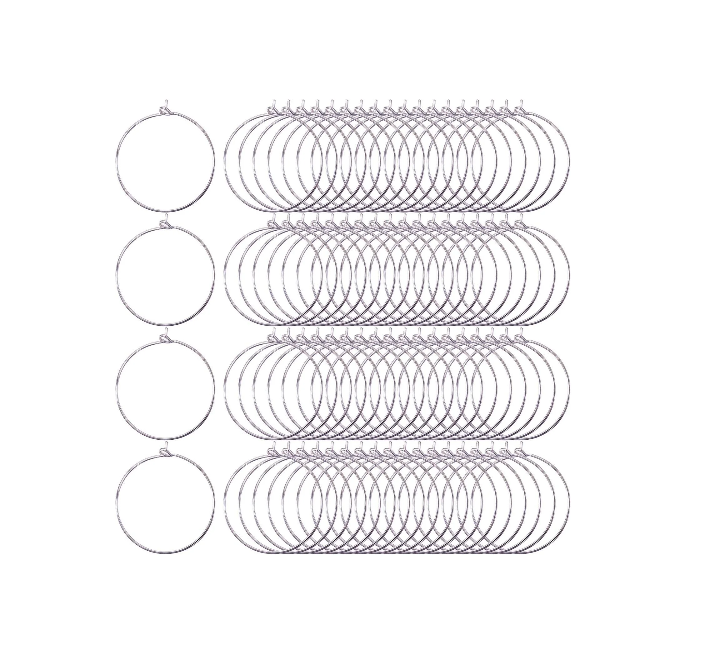 Hot sale Manufacturer of wine glass racks steam glass wine charm rings