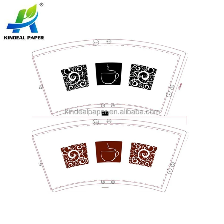 8 унц. Бумажная кофейная чашка сырье цена бумажная чашка вентилятор