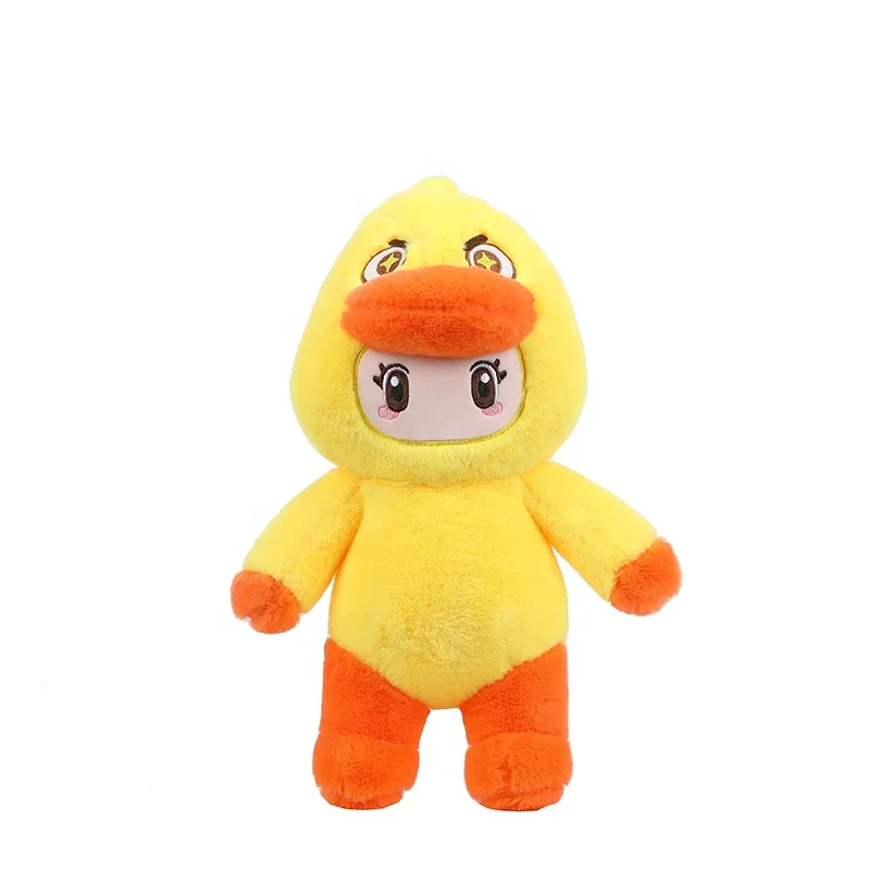 Factory wholesale plush toys Dream Star gifts Children doll Duck Husky fox doll throw pillow