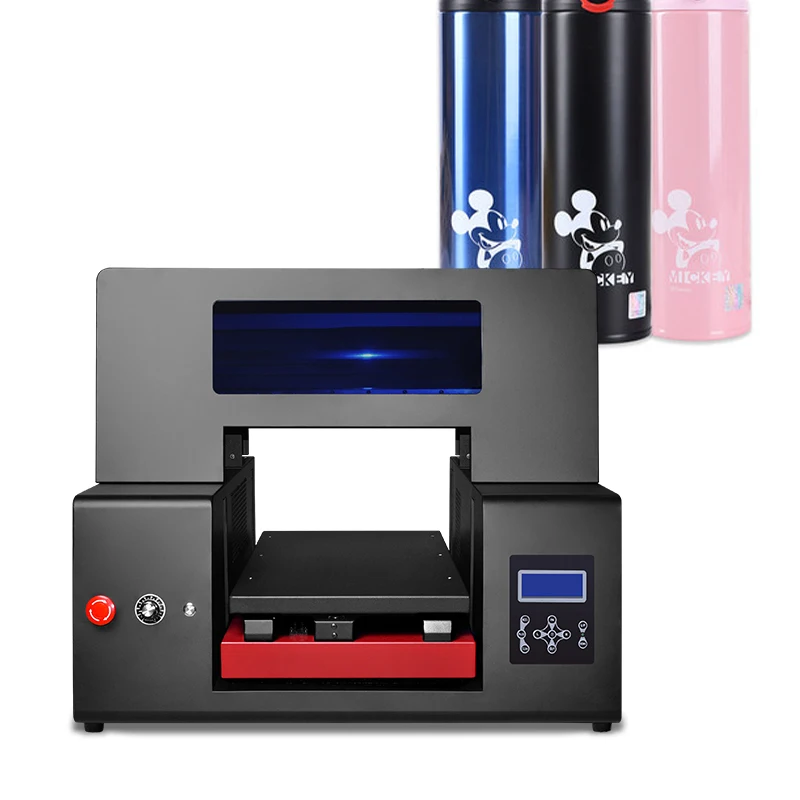 2021 New Technology UV Flatbed Printer Two Printhead For Phone Back Cover Printing Machine UV DTF Printer